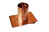 U-nitt 2-Piece Gutter Installer/Adapter for Rain Chain Pure Copper: #975