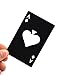 HUIANER Black Bottle Opener Poker Card Bottle Opener Credit Card Bottle Opener for Your Wallet Beer Bottle Opener 8PCS