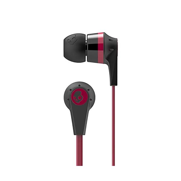 Skullcandy-Inkd-20-Wired-Earbuds-with-In-Line-Microphone-and-Remote-Tangle-Reducing-Flat-Cable-Noise-Isolating-Supreme-Sound-with-Powerful-Bass-and-Precision-Highs-BlackRed Skullcandy Ink'd 2.0 Wired Earbuds with In-Line Microphone and Remote, Tangle-Reducing Flat Cable, Noise-Isolating…