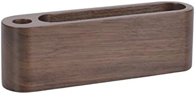 HardNok Business Card Stand Card Holder for Desk Office Business Card Holder Wooden Business Name Card Display Holder (Wood-walnut)
