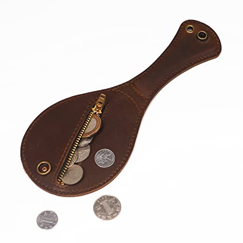 Boston Jacksap, Leather Sap,Genuine Leather Coin Purse for Men