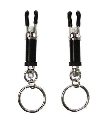 Sex Toy Distributing AB997 Master Series Amulet D-Vice Adjustable Barrel Clamps, 4.75-inch Long