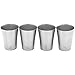 8 oz Stainless Steel Cups for Kids and Toddlers, Toxic-Free, Unbreakable, Heavy Duty, Premium Extra Thick 18/8 Steel, 4-Pack