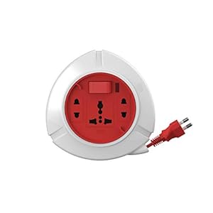 GM 3041 Trio 2 Pin Flex Box 5 Mtr. with Indicator & International Socket