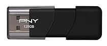 PNY Attache USB 2.0 Flash Drive, 128GB/ BLACK (P-FD128ATT03-GE)