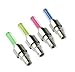 GlowPRO Bike Tire LED Valve Stem Caps Light - Dazzling Neon Colors are Best Night Safety Reflective Gear. Brilliant Illumination Gives High Visibility for Motorcycles, Cyclists and Child Safety! - Red