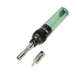 VA-100 Wireless Portable Heating Tool, Butane Soldering Iron Electric Blow Pen Torch Welding Tools(Green)
