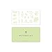 CICI&SISI 2018 Nail Art Acrylic Stamping Plates Set France Design Butterflies and Flowers Manicure Print Image Plate (Butterflies)