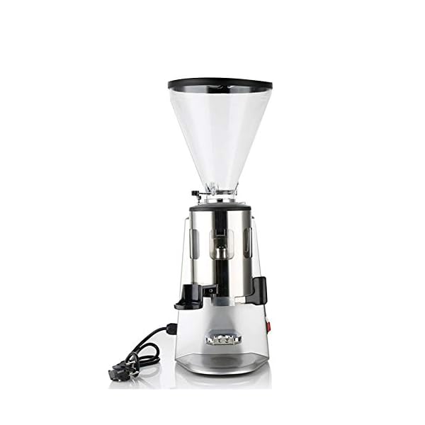 N / C Hochwertige elektrische Kaffeemühle, Aluminiumlegierung, großer Kaffeetrichter, kann für Espresso, französische… – Bild 6