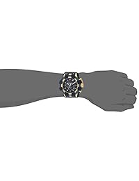 Invicta "Bolt Acero Inoxidable y Silicona Reloj Casual De Cuarzo De Los Hombres, color: negro (Modelo: 23862)