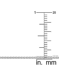 Collar de plata de ley con cadena de trigo (0.043 in, 0.059 in, 0.079 in o 0.102 in)