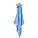 Organic Cotton Fabric Hooded Towel for Kids, Toddler Poncho Towels for Shower Pool Beach Cover Up, 35