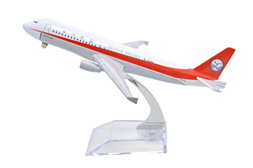 TANG DYNASTY(TM) 1:400 16cm Air Bus A320 China Sichuan Airlines Metal Airplane Model Plane Toy Plane Model