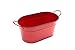 Nantucket Seafood Red Serving Tub Ice Bucket, 5.25 x 11 x 4.5 inches