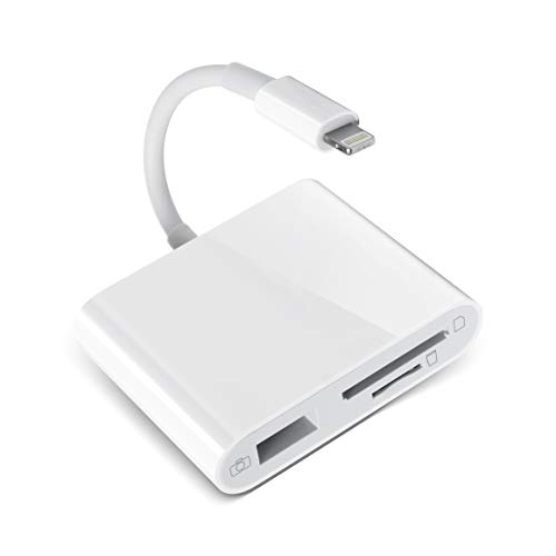 Pumouga Micro SD Memory Card Reader, USB Camera Adapter for iPhone
