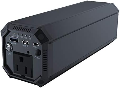 Dpolrs Portable Universal Outdoor Travel 220V AC Power Source 31200mAh Large Capacity 100W Battery Bank