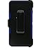 WallSkiN Turtle Series Cases for iPhone 6 Plus / iPhone 6S Plus (Only) Full Body Protection with Kickstand & Holster - Midnight (Navy Blue/Blue)