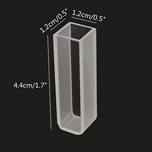 4Pcs 10mm 3.5ml Standard Quartz Spectrophotometer Cuvette for Lab School Educational Quartz Spectrophotometer Cuvette with Box - Thumbnail 4