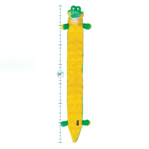 Squeaker Matz Ginormous Dog Squeaky Toy Large Toy for Dogs by Outward Hound, 32 Squeaker, Gator