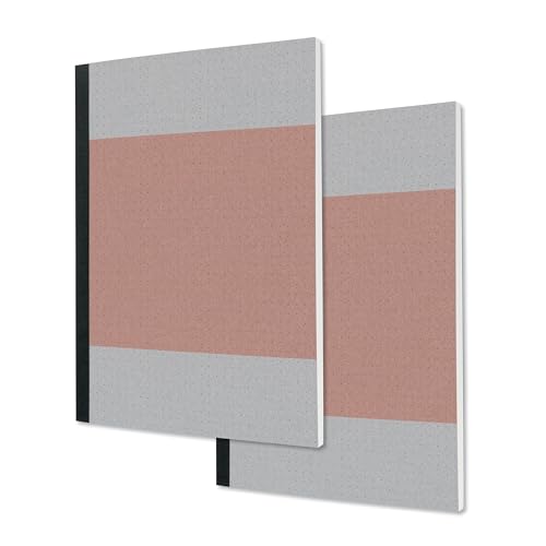 SIGEL SN300 Notizbuch A5 dotted, aus Recyclingpapier, 2 Stück, hoher Weißegrad, 200 Seiten, FSC-zertifiziert, Cover aus Karton, Quicknote