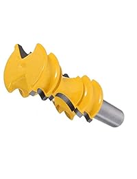 Nxtop corona moldeadora de fresa, vástago de 0.5 in, cortador de fresado de madera para corona de 2.0 in moldeadora de brocas de fresado de corona