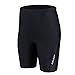 baleaf Boys' Athletic Swim Jammer UPF 50+ Quick Dry Youth Training Swimming Short Swimwear Black/Black M