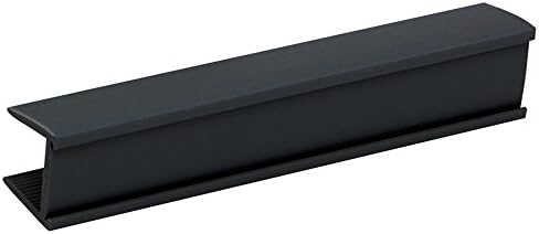 Gressco Clip On Label Holders 7/8"H x 5"W Black 10/pkg