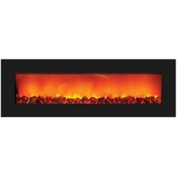Amazon Com Sierra Flame Slim Wall Mount Electric Fireplace With