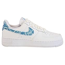 Nike Women's Air Force 1 Low Shoes, White/Worn