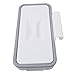 TraveT 1pc Portable Hanging Trash Garbage Bag Holder for Kitchen Cupboard, Gray