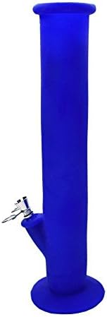 SKMPIP Unique Quality Design 13.7inch Portable Travel Collapsible Silicone Hose (Blue)