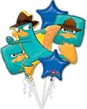 Phineas and Ferb Five Piece Balloon Bouquet