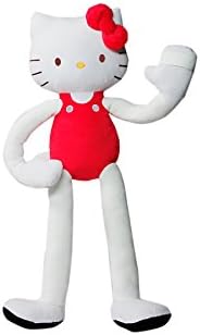 Stretchkins Hello Kitty Life-size Plush Toy That You Can Play, Dance, Exercise and Have Fun With - Red