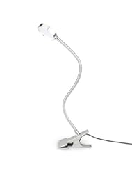 Lighting: IEKA LED Desk Lamp,Studying and Reading Adjustable Eye-Care 2 Color Temperature Settings Clip on Light for Desk,Office, Bed Headboard and Computers (Silver) - IEKA
