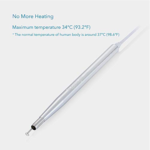 Supereyes Digital LED Otoscope - Wireless WiFi Microscope Ear Pick 2019 Stainless 3.5mm Diameter Curette Earwax Removal Cleaner Kit Inspection Camera with LED Lights for iOS and Android