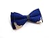 Men's Royal Blue Dress up Great for a Wedding Pre Tied Formal Suit Linen Bow Tie