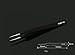 erioctry 1PCS ESD-14 Professional Pointed Ingrown Hair Splinter Tip Tweezers - Precision Stainless Steel Black Coated Tweezers for Ingrown Hair Treatment & Splinter Removal (ESD-14)