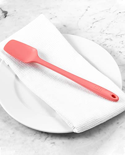 GIR Premium-Silikon-Ofenhandschuh 2 Stück – Rutschfest, Hitzebeständig, Mit Frottee-Einsatz, Rot