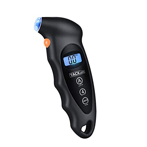 TACKLIFE Digital Tire Pressure Gauge, Backlit Display & LED Nozzle Tire