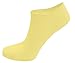 Chic 3 Pack Womens Socks Purple Blue Yellow