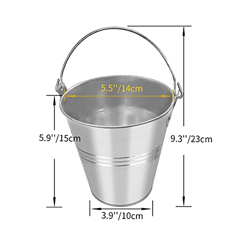Outspark Metal Bucket for Traeger Wood Pellet BBQ Grills Metal Pail