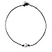 Bodai Freshwater Pearl Leather Choker Necklace for Women Handmade Jewelry