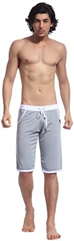 Apparelsales Mens Outdoor Shorts Compression Shorts Workout Shorts Running Shorts Briefs Boxer Trunks Boardshorts Grey Large