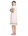 Casual Nights Women's Fancy Lace Flower Short Sleeve Nightgown