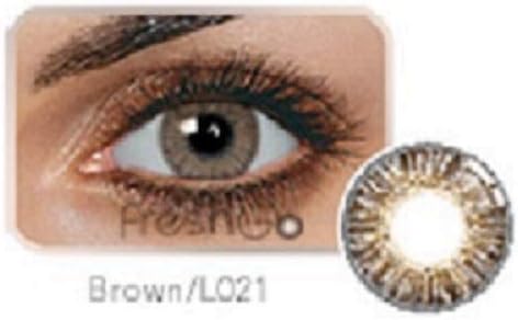 Colored Bright Eyes Multi-Color Contact Lenses Eyes Cute Colored Charm and Attractive Blends Cosmetic Makeup Eye Shadow W/Case (Same Day Fast Free Shipping) (Brown)