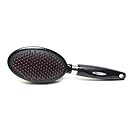 Q-Brush Self-Cleaning Hair Brush - Black Cushion Brush - Easy to Clean & Use
