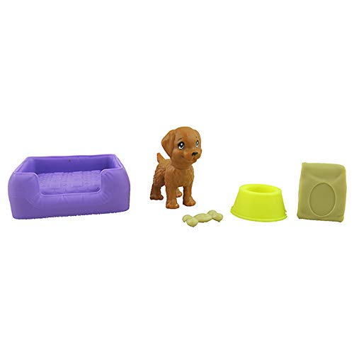 Barbie Replacement Parts Dollhouse Series Dreamhouse FHY73 Replacement  Dog Parts Bag Contents: Dog, Bowl