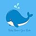 Baby Shower Guest Book: Whale Blue Nautical Ocean Under the Sea Theme, Sign in Welcome Baby Boy Guestbook with Address, Predictions, Advice for Parents, Wishes, Bonus Photo & Gift Log by Baby Shower Party Press