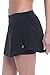 Penn Women's Active Skorts: Wide Band, Low Rise Tennis or Golf Skirt with Shorts,Black,Medium
