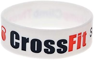 HeroStore 1PC 1 Inch Wide Squat Jump Climb Throw Lift Crossfit Silicone Wristband Bracelet